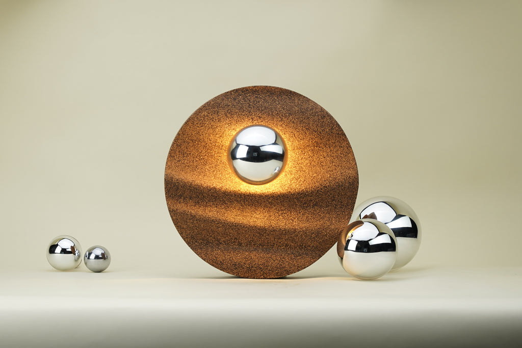 Ripple Wall Lamp - Coffee Silverskin