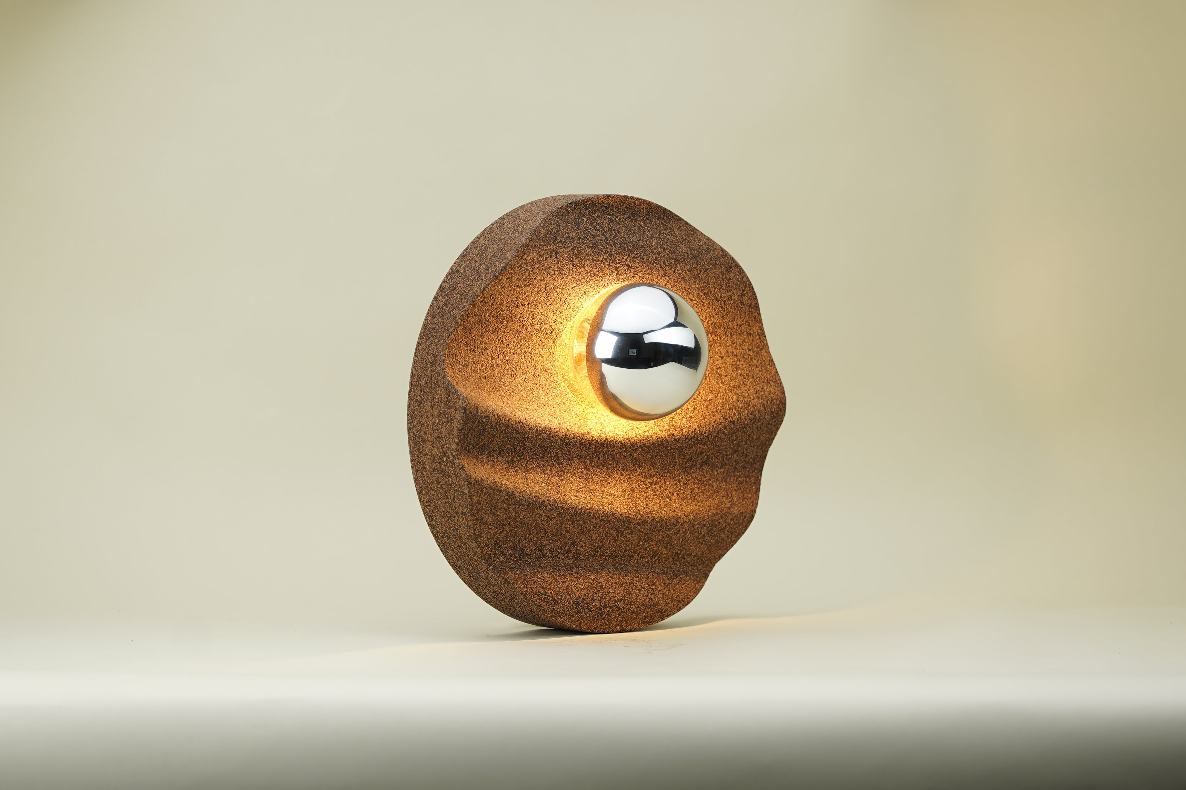 Ripple Wall Lamp - Coffee Silverskin