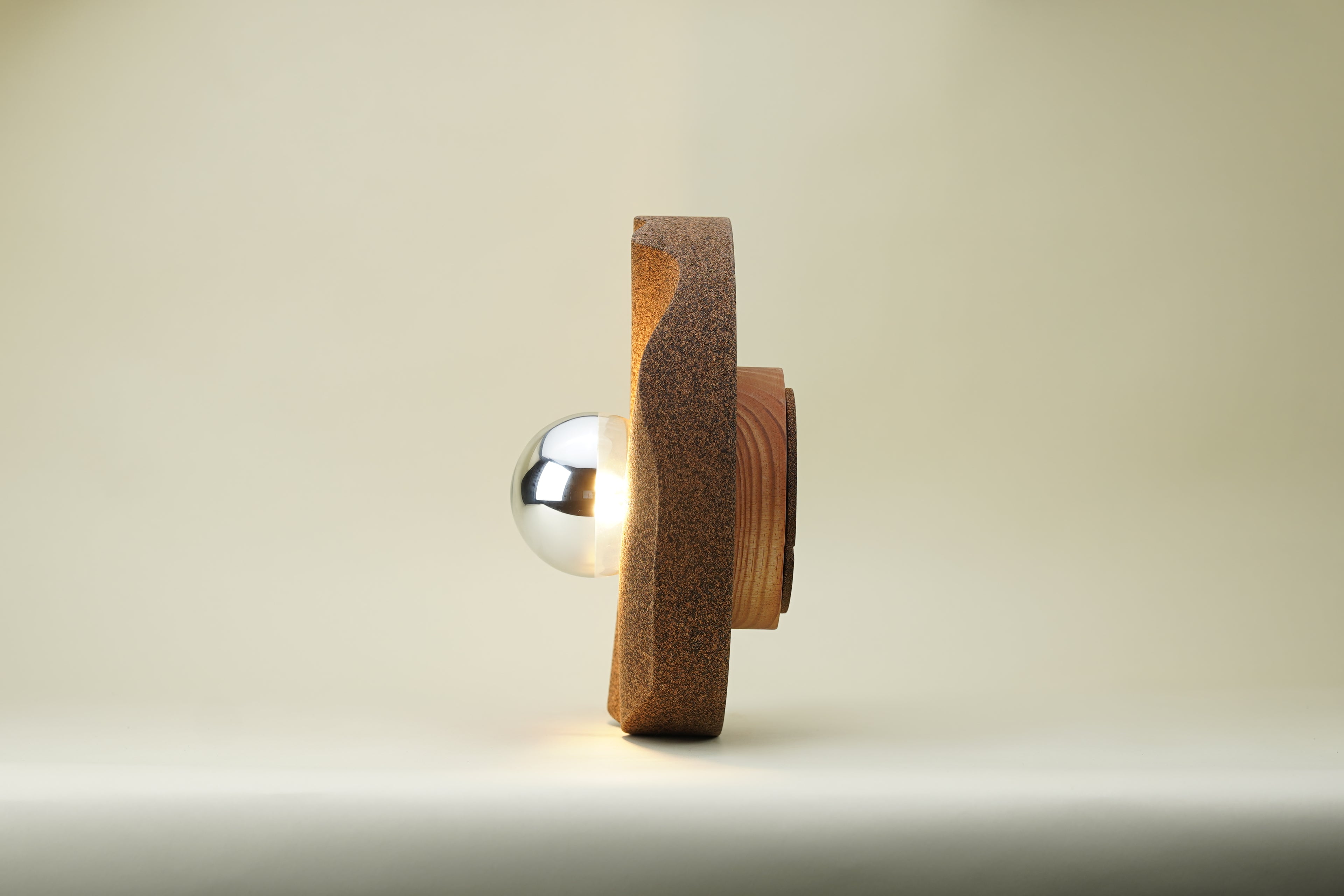 Ripple Wall Lamp - Coffee Silverskin