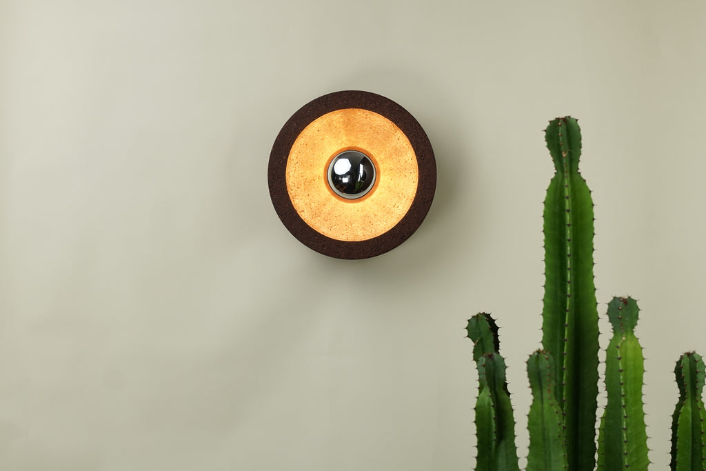 Indulgence — Cocoa Husk Wall Lamp