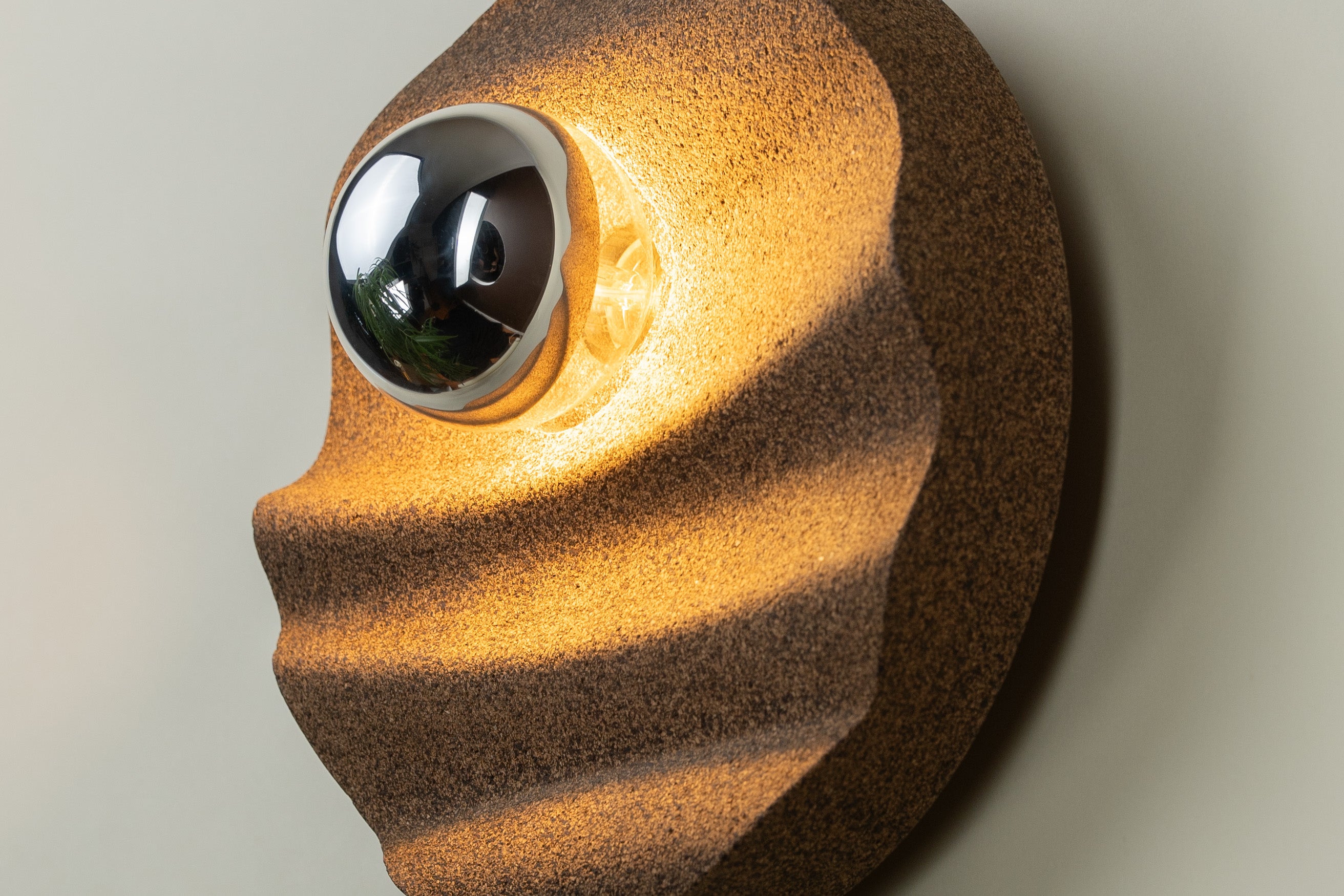 Ripple Wall Lamp — Coffee Silverskin  SET